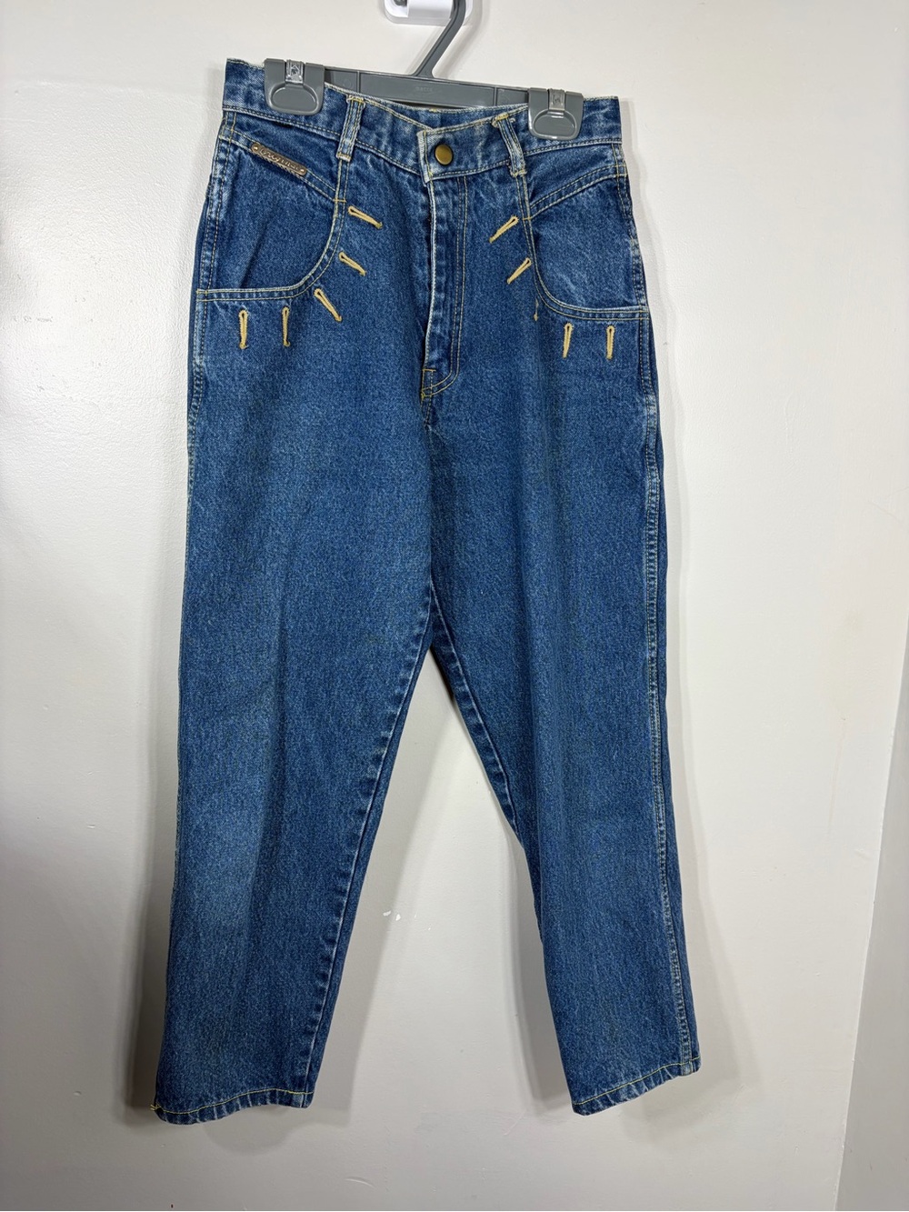 Vintage Original High Waist Mom Jeans‎ Embroidered 90s Denim Women’s